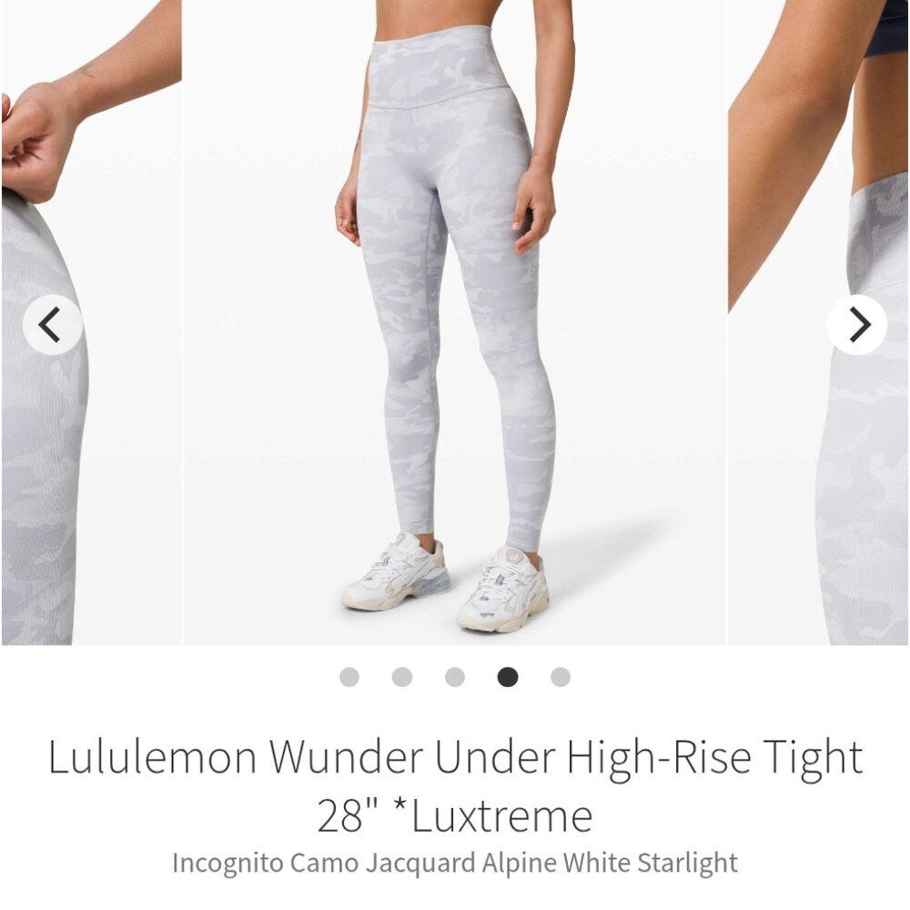 Lululemon Wunder Under Leggings 28"
